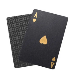 Gold Foil Waterproof Playing Cards | Luxury Plastic Poker Deck