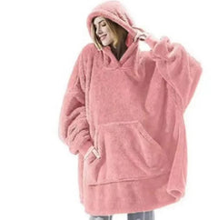 Comfortable Loose Fleece Thick Wearable Blanket