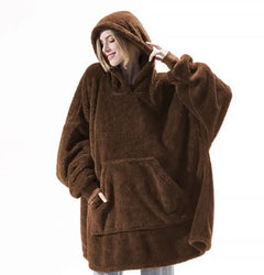Comfortable Loose Fleece Thick Wearable Blanket