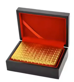 Gold Foil Waterproof Playing Cards | Luxury Plastic Poker Deck
