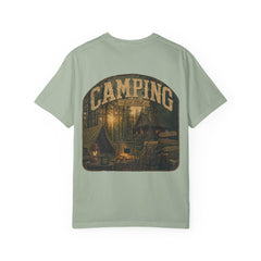 Camping heavyweight tee, Comfort Colors 100% Ring-Spun US Cotton, Garment-Dyed 6.1 Oz